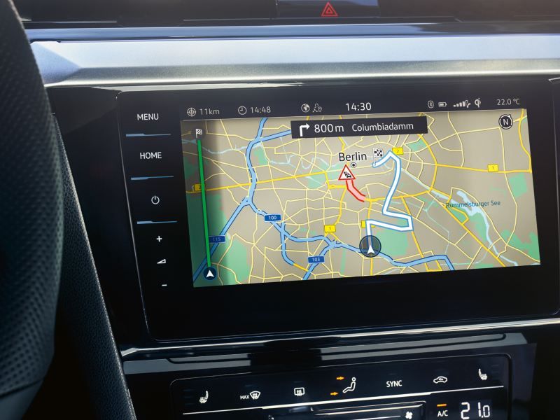 Navigation im VW Arteon Shooting Brake