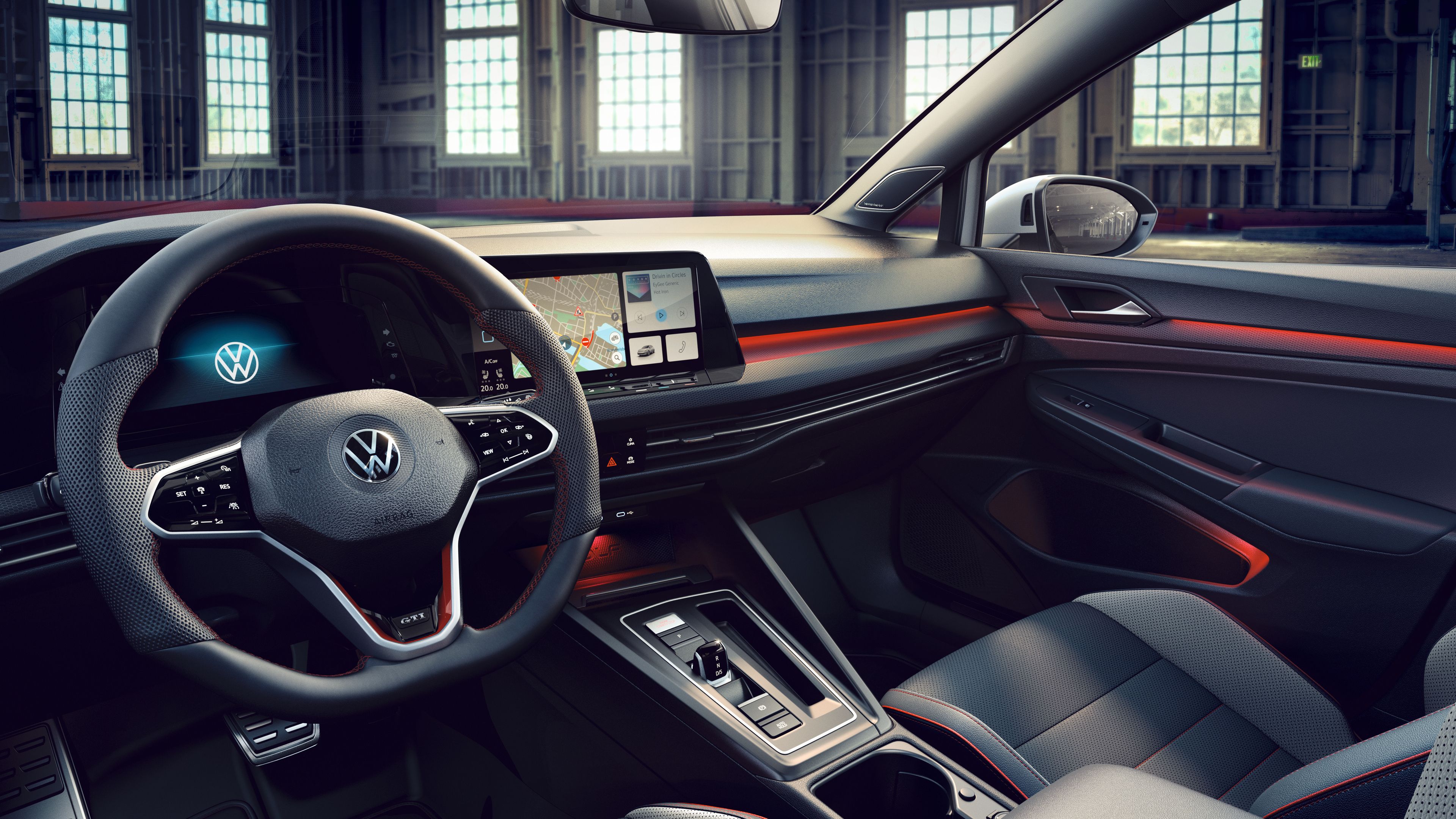 Interieur vom VW Golf GTI Clubsport 