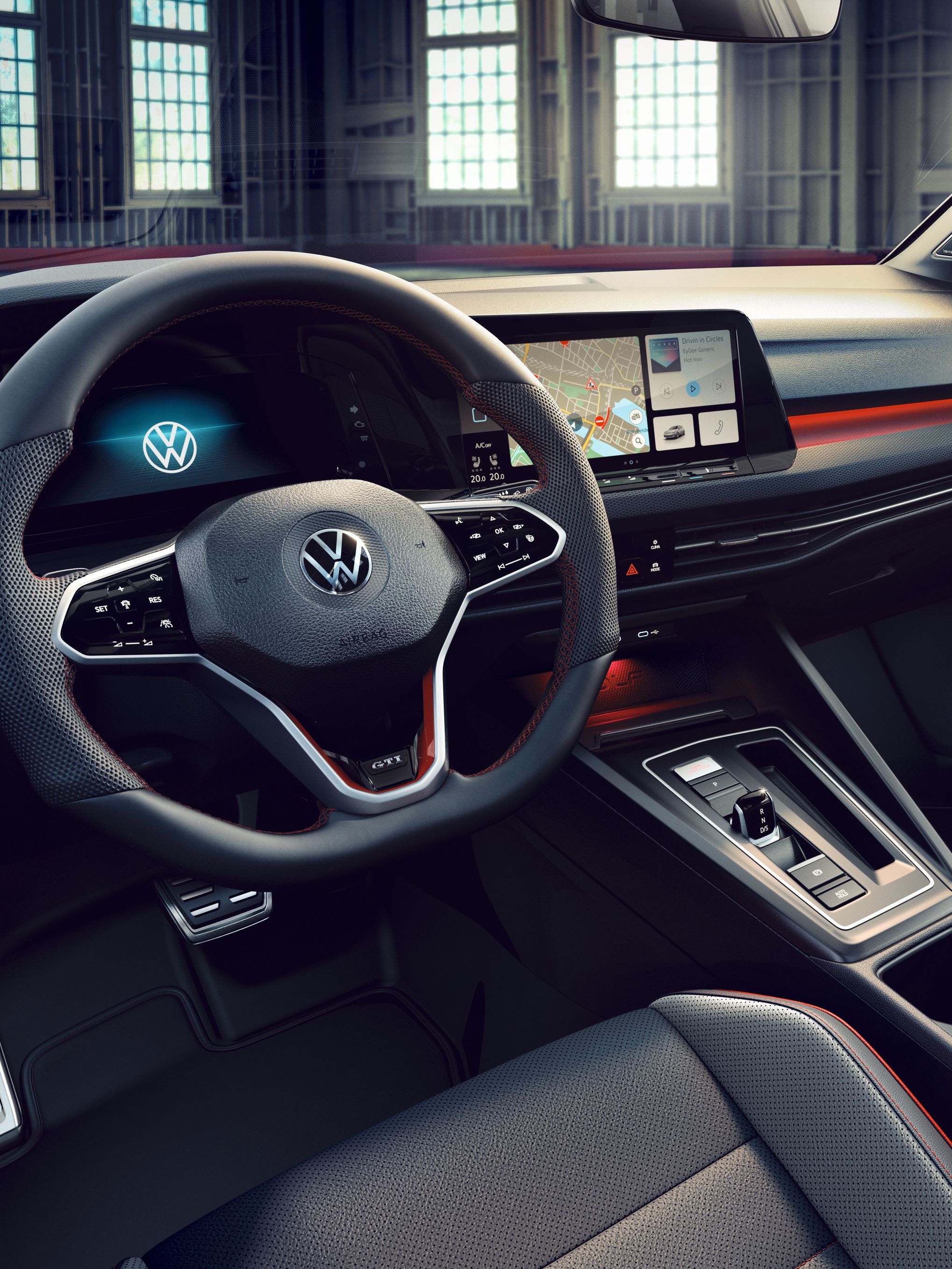 Interieur vom VW Golf GTI Clubsport 