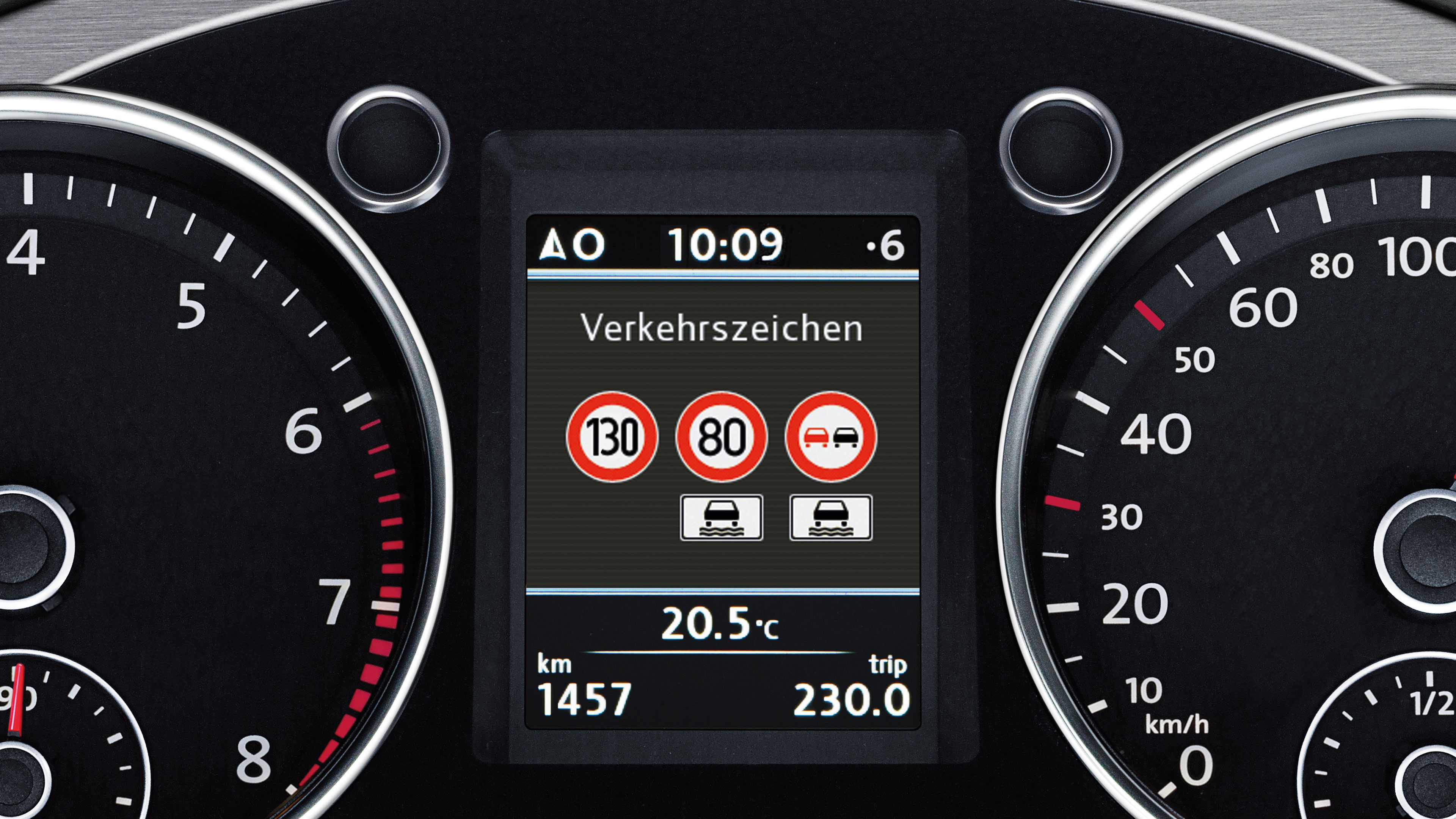 vw volkswagen cc verkehrszeichenerkennung