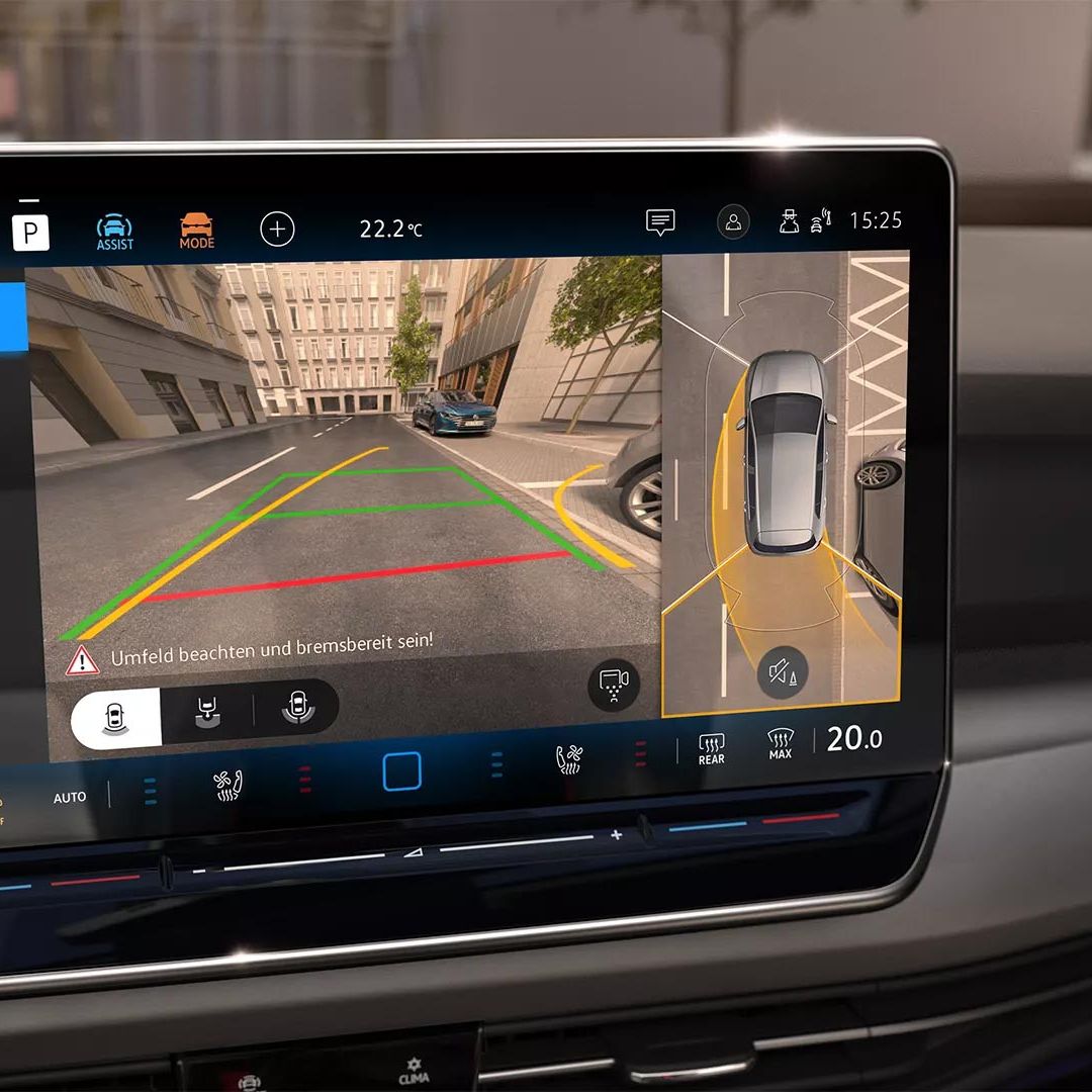 Assistenzsystem "Area View" im VW Golf