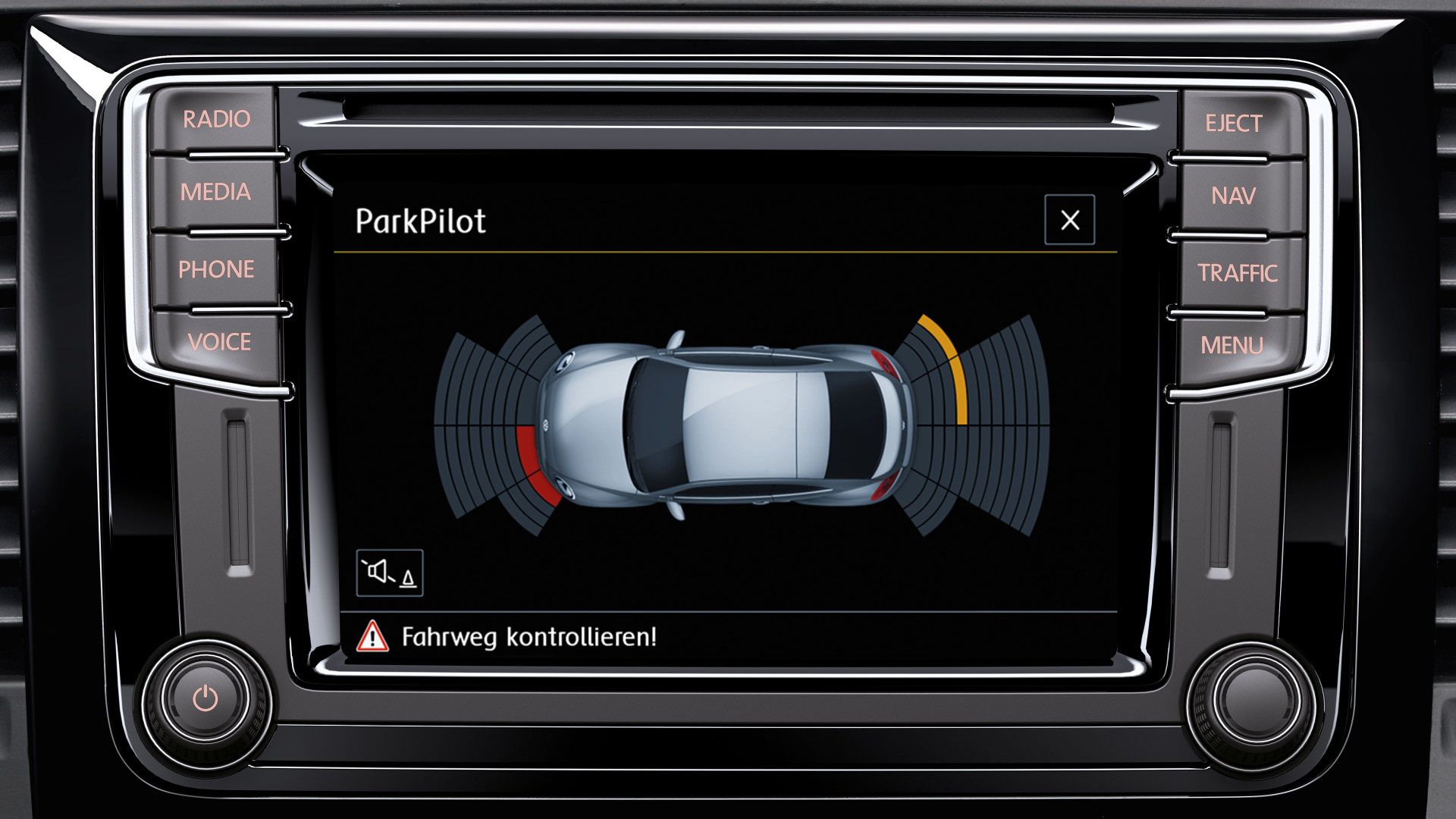 VW Beetle Cabrio Einparkhilfe "Park Assist"