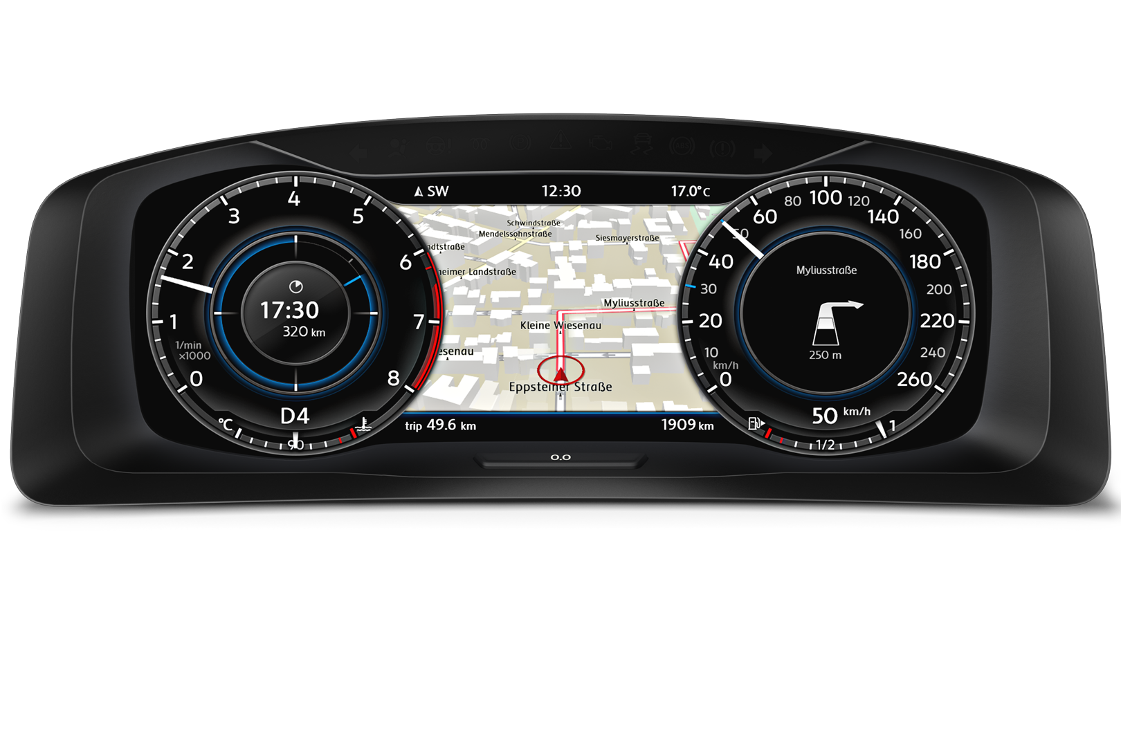 VW Golf 7 Vorgängermodell Active Info Display