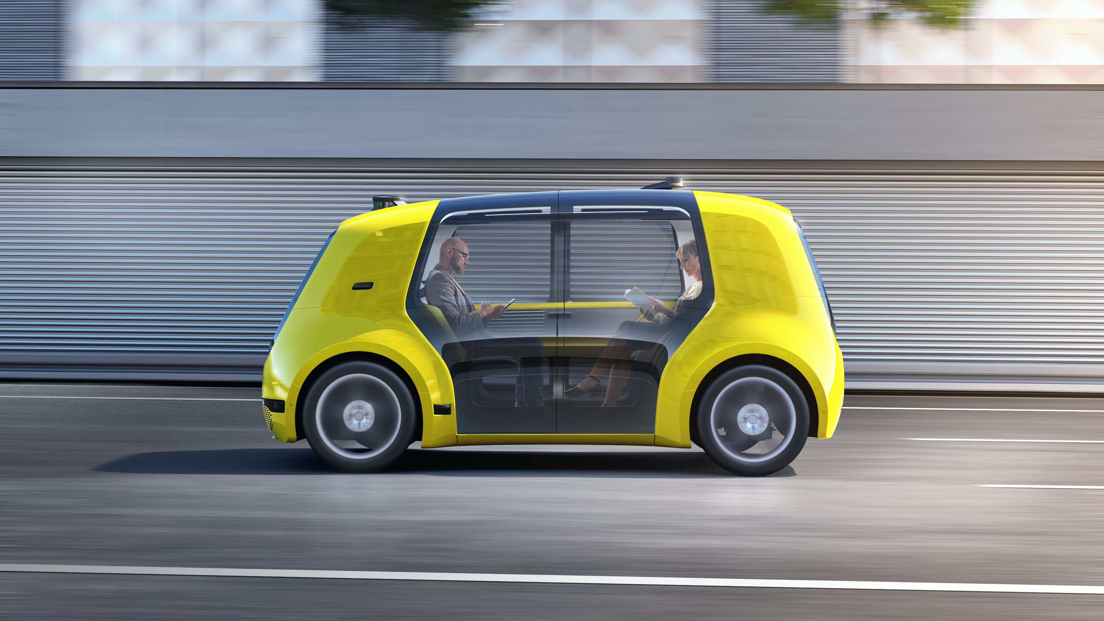 Autonomes Fahren in einem Concept Car