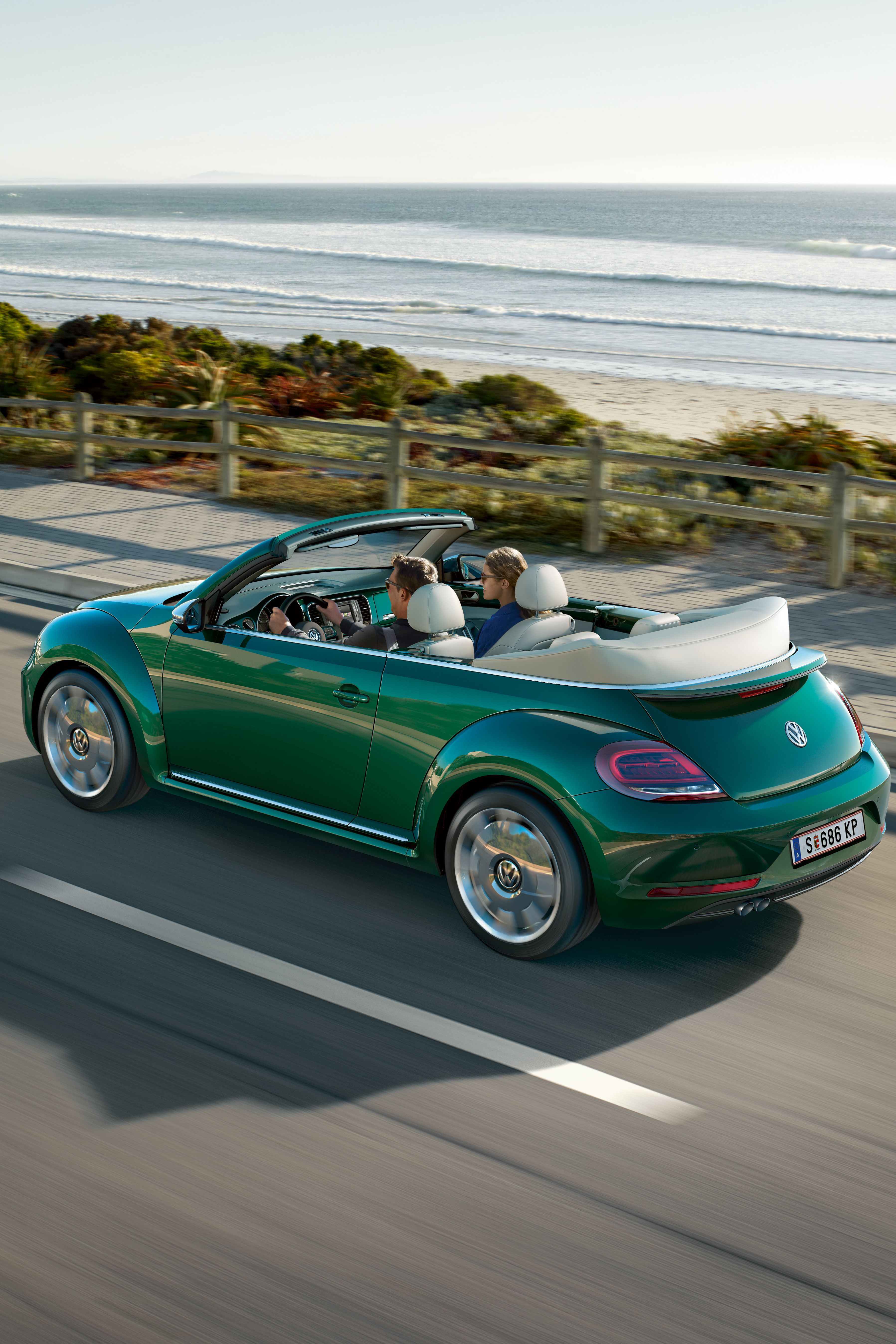 vw volkswagen beetle cabriolet meer strand