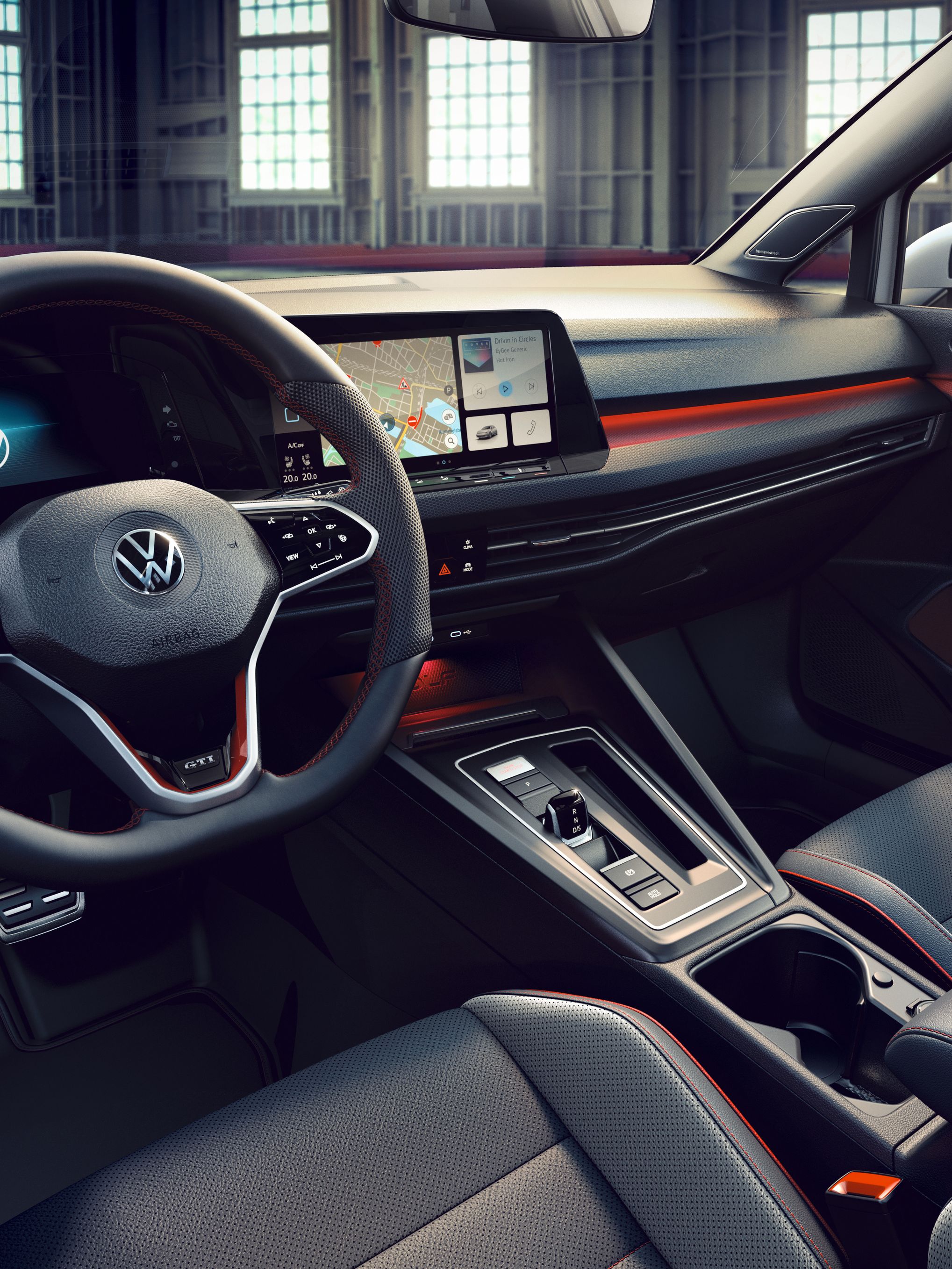 Interieur vom VW Golf GTI Clubsport 