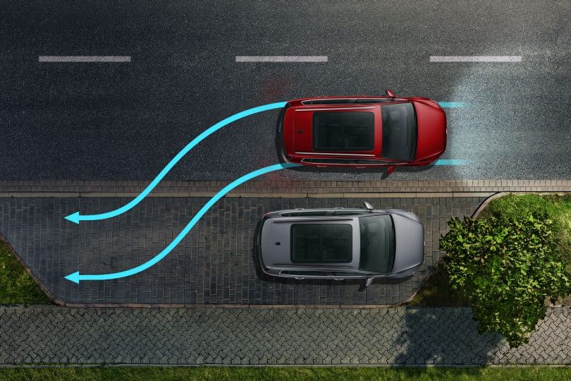 VW Golf Sportsvan Parkassistent "Park Assist"